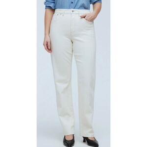 Madewell Curvy 90s Straight Jeans Vintage Canvas W33 NWT High Rise